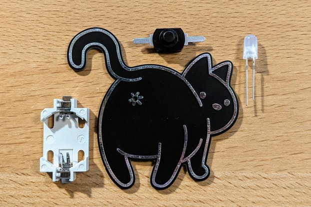 Dark Side of the Moon-Cat - Simple soldering kit