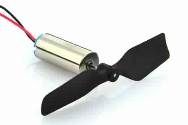 Tail Motor with Rotor for R/C Helicopter