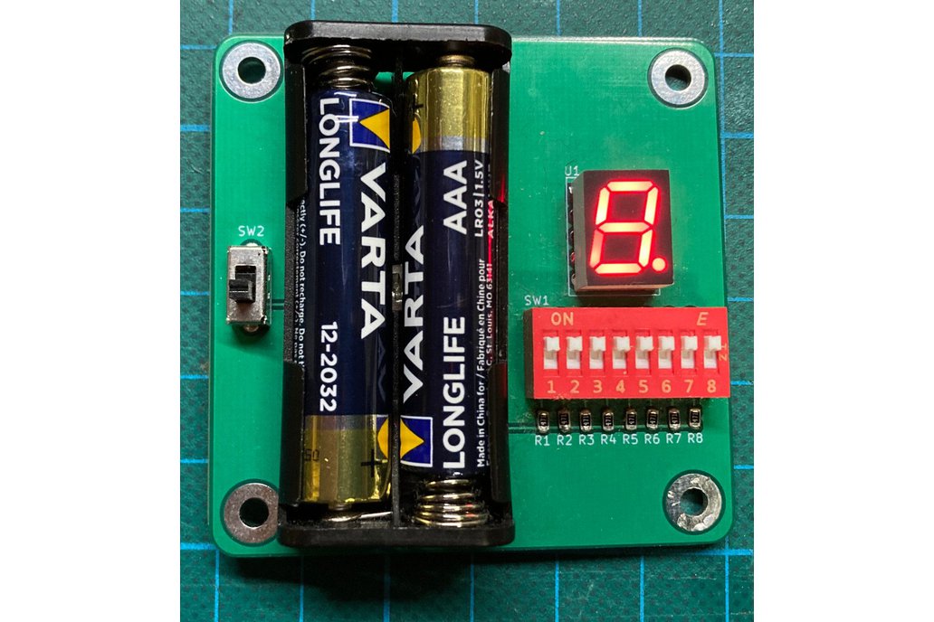 7 Segment Display Experimenter 1