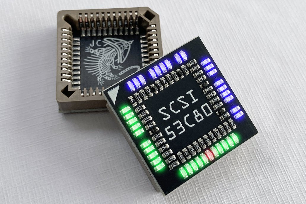 LED BlinkHAT for 53C80 SCSI controller 1