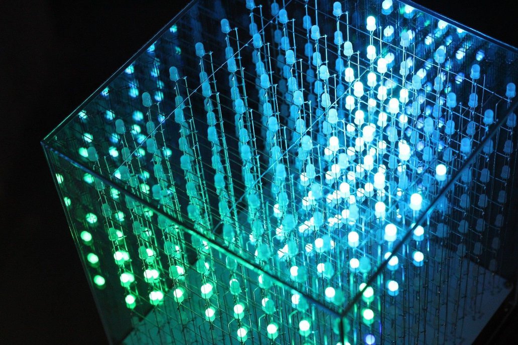 Auracube 8x8x8 3d Rgb Led Cube Diy Kit From Nixt Clock On Tindie