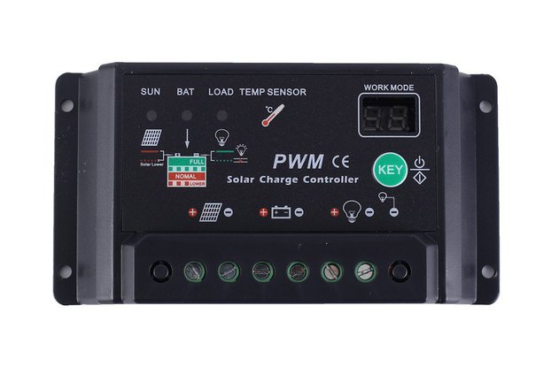 SCL-10A PWM PV Solar Charge Controller 12V 24V