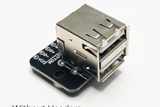 USB A Jack (Dual) Breakout