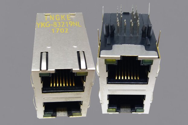 YKG-83219NL 2X1 Ports RJ45 Magjack Connector