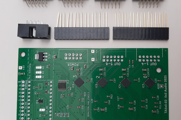 Teensy 8x8 Audio board