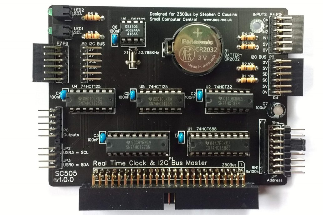 SC505 RTC & I2C Card Kit for Z50Bus 1