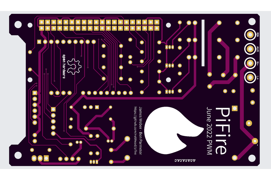 Pellet Smoker Controller - PiFire PWM PCB 1