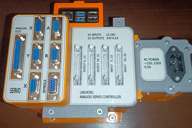 LinuxCNC Retrofit RPi4 4-Axis CNC servo kit