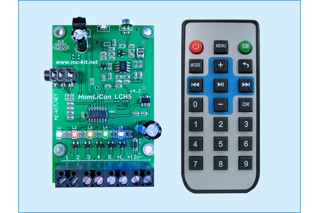 Color Organ 5 Channel PWM Controller HomLiCon LCH5 1