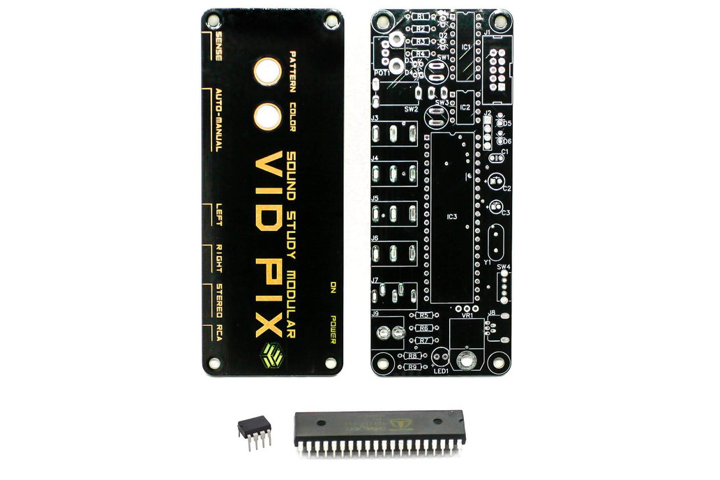 VID PIX - Console Video Synth PCB, Panel and ICs 1