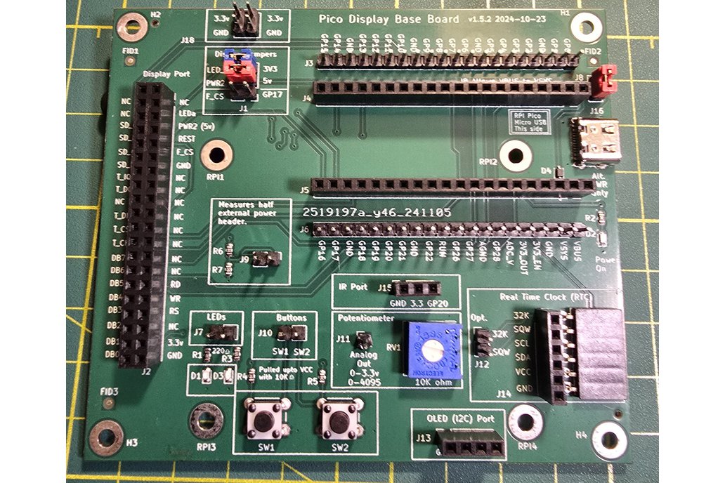 Pico Display Base Board 1