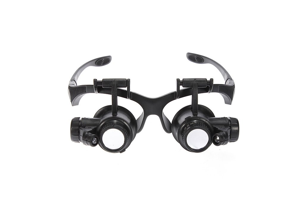 8 Lens 10x 15x 20x 25x Headband 2LED Magnifier 1