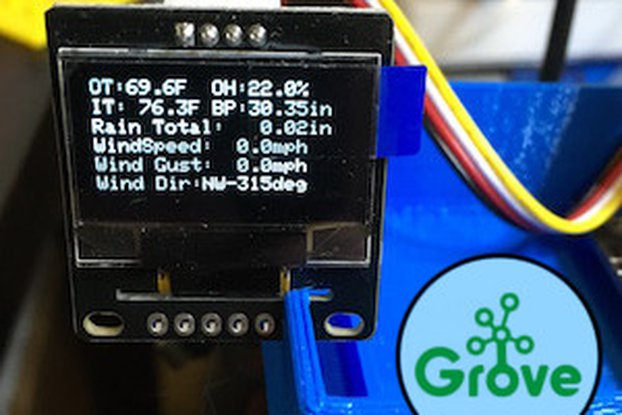 Grove 128x64 I2C OLED Board-Arduino/ Raspberry Pi