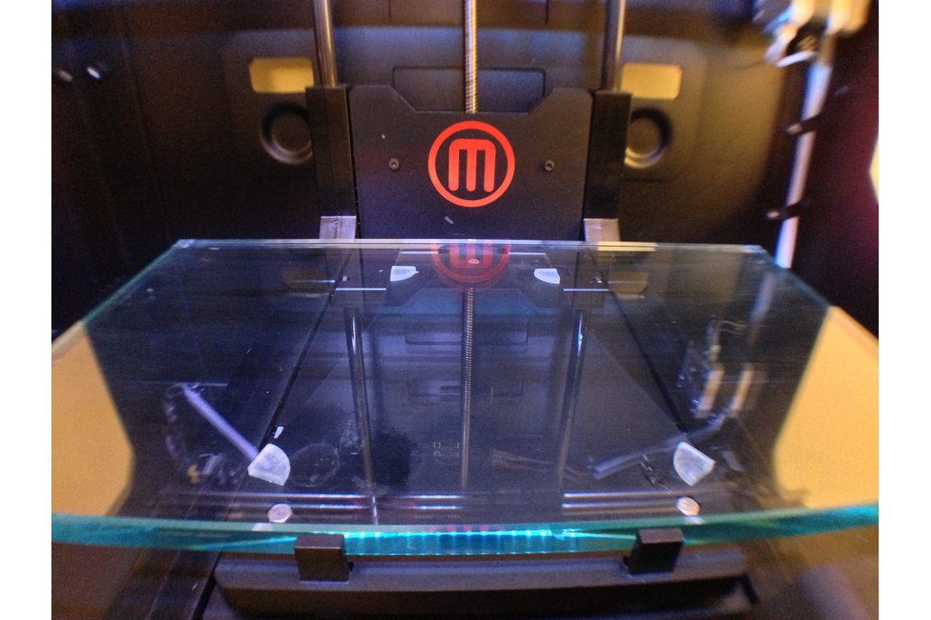 Makerbot Replicator 2 Glass Build Plate Upgrade 1
