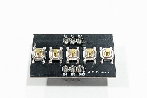 Mini 5 Tactile Buttons Breakout Board