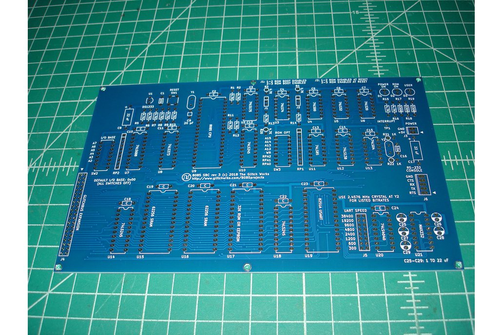 Glitch Works 8085 SBC rev 3 Single Board Computer 1