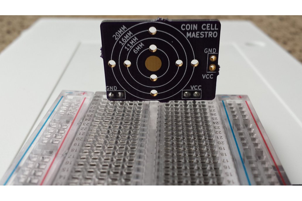 Coin Cell Battery Breakout Board 1