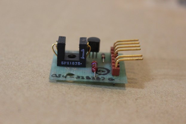 Small IR beam-break photodiode sensor