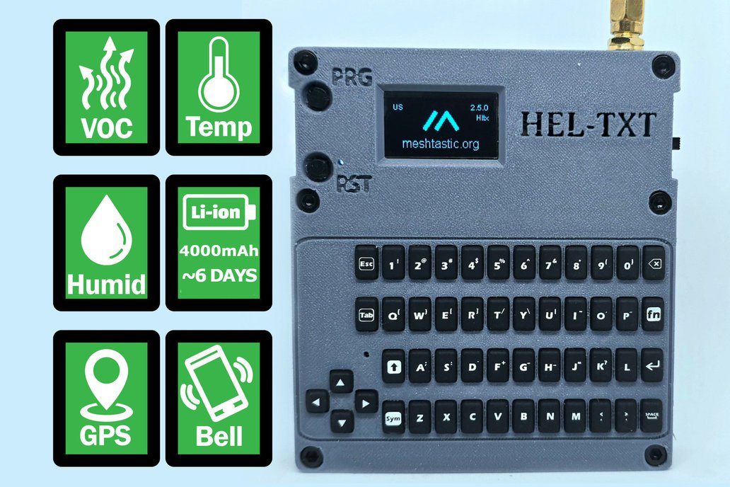 HelTXT - Standalone Meshtastic Communicator 1