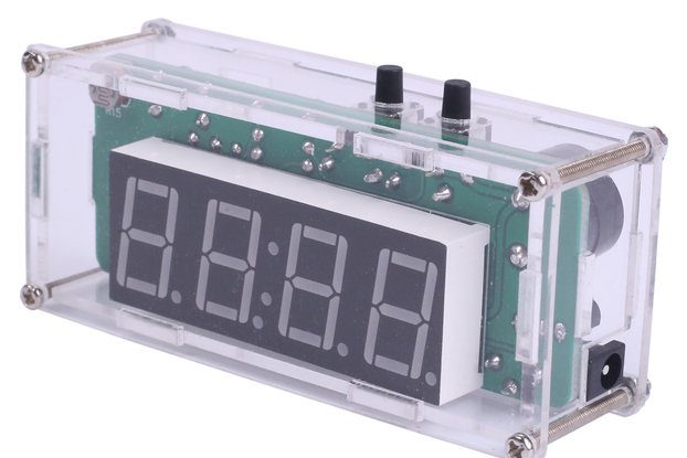 4Bit Digital Electronic Clock DIY Kit
