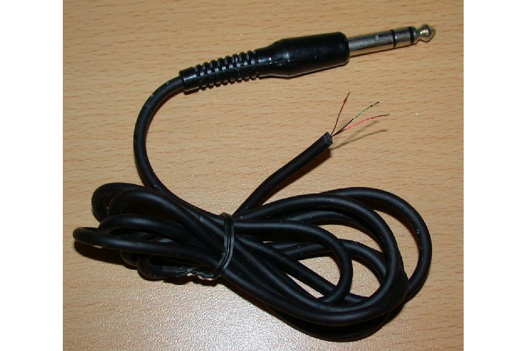 Qty 10, 1/4" High Quality Stereo Male Jack w/ Cord 1