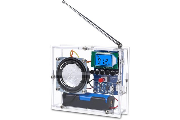 DIY Kit 76-108MHz LCD Display FM Radio