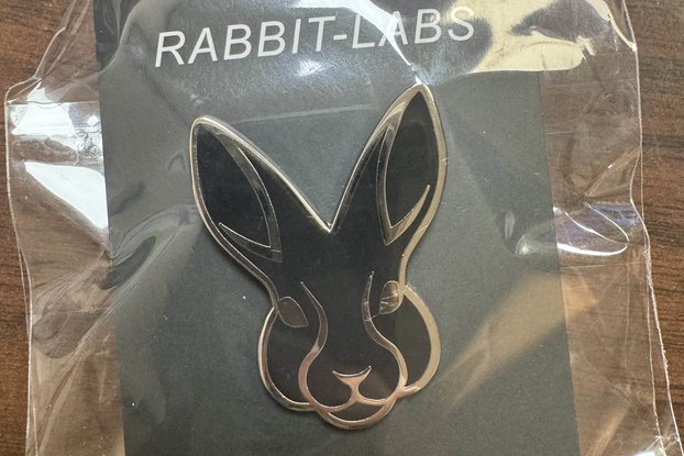 Rabbit Labs Logo Pin