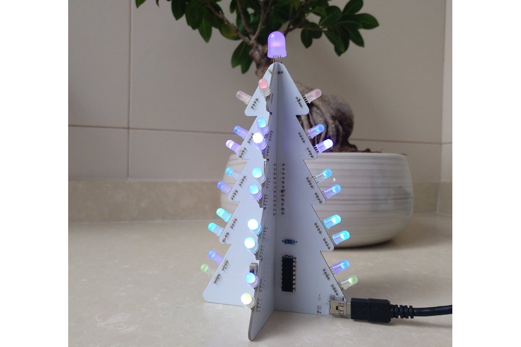 3D RGB LED Christmas tree KIT 1
