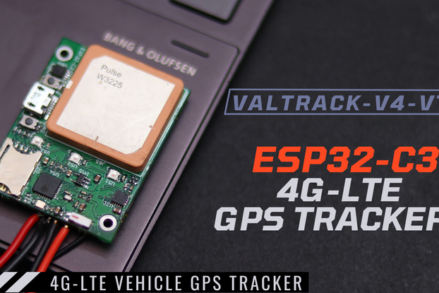 ESP32-C3 based 4G-LTE Vehicle GPS Tracker V4-VTS