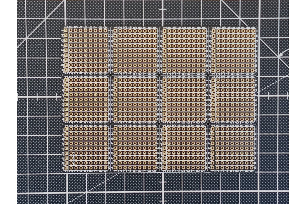 Tiny 1”x1” Through Hole Prototype Board 1