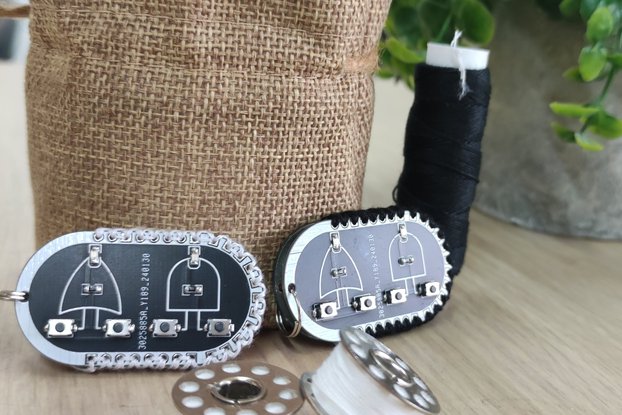 Customized sewing circuit board pendant DIY materi