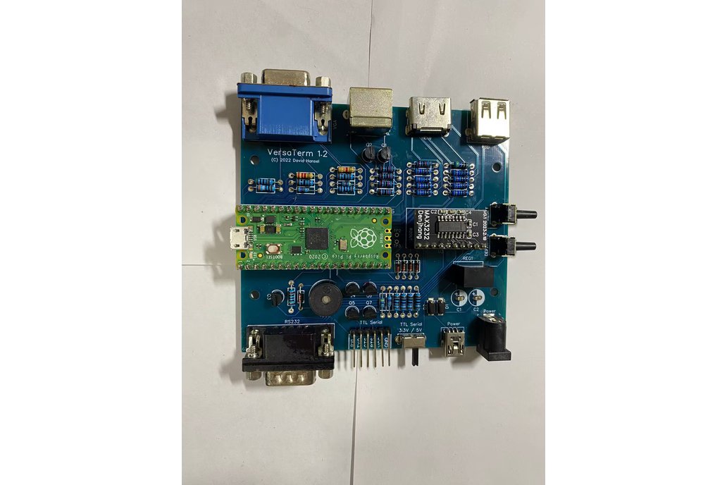 VersaTerm - A versatile DIY serial terminal. 1