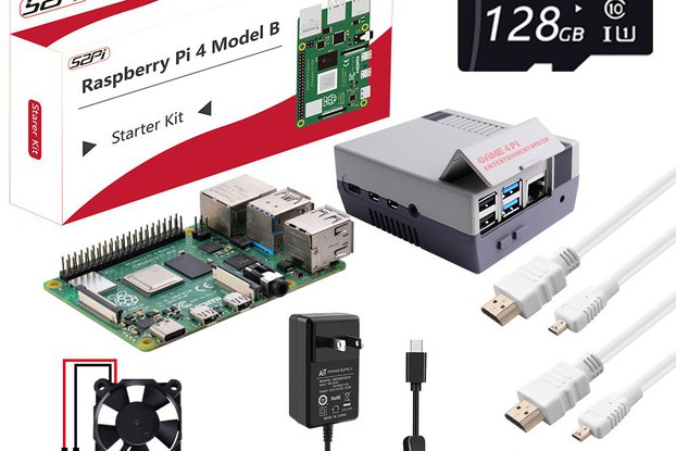 52Pi 8GB Starter Kit for Raspberry Pi 4 - 128GB
