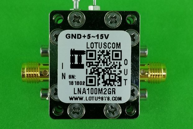 Broadband Ultra LNA with LDO 0.45dB NF 100M~2GHz