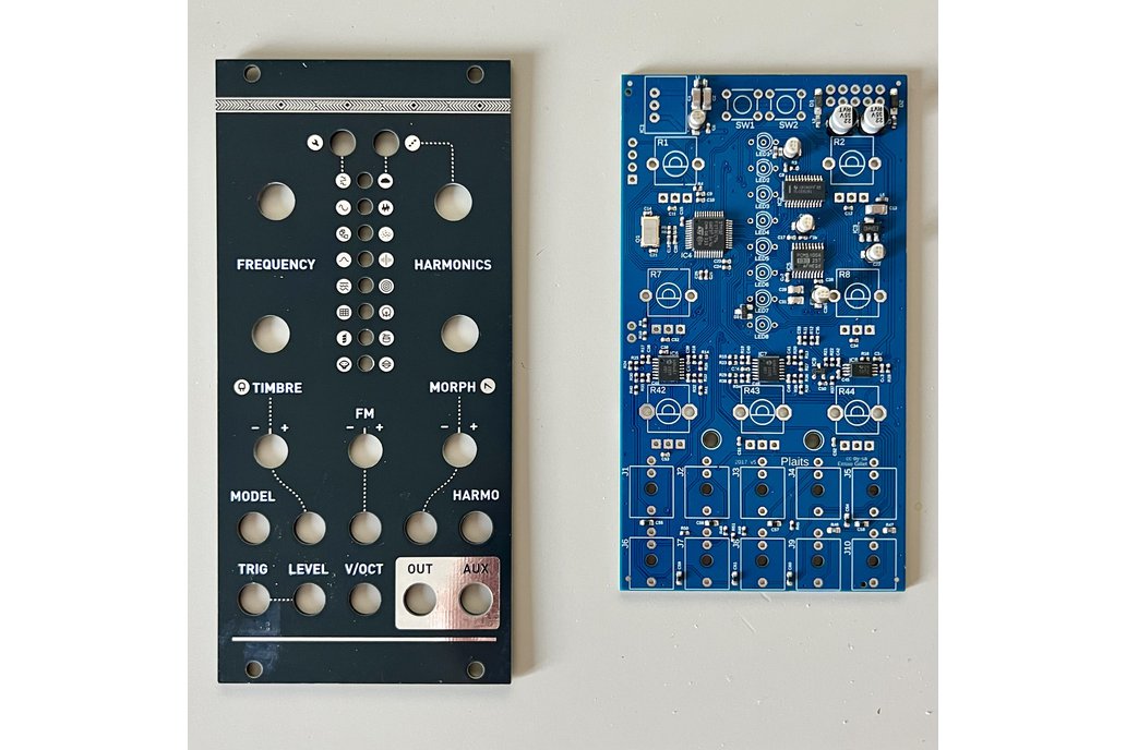Mutable Instruments Plaits clone PCB and Panel 1