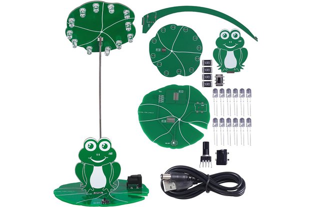 DIY Frog Lamp LED Night Light Soldering Kit