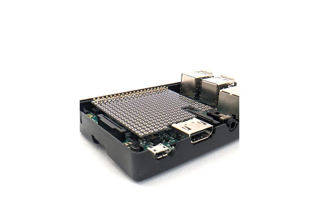 Custom Protoboard for Low-Profile Raspberry Pi Fit 1