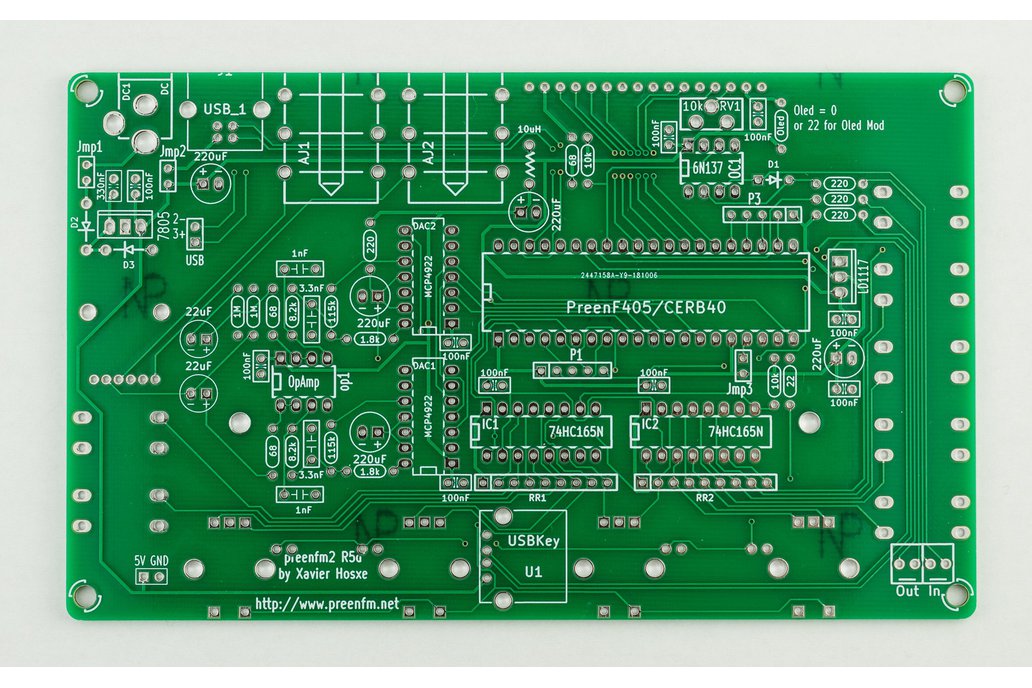 preenFM2 FM Synthesizer PCB + F405 MCU Board 1