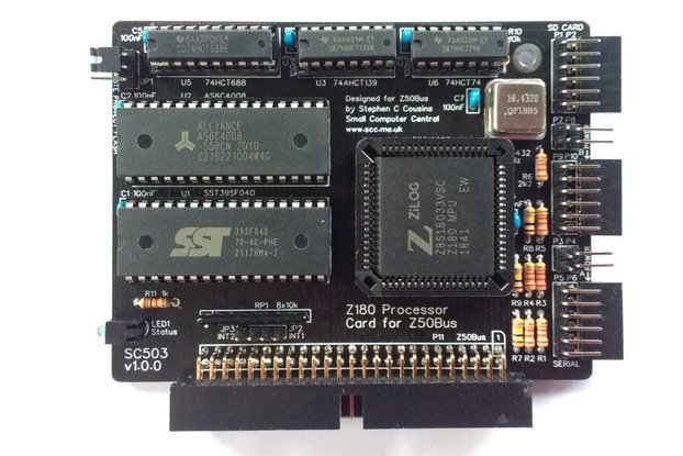 SC503 Z180 Processor Card Kit for Z50Bus