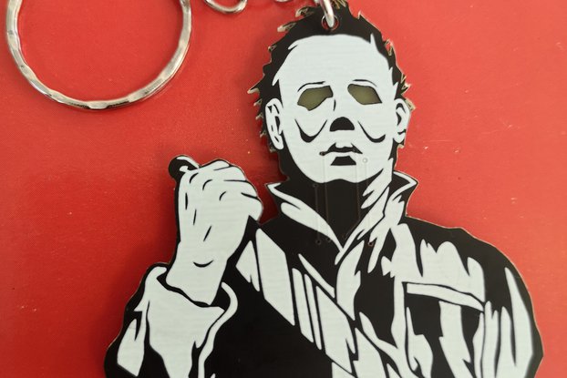 Michael Myers from Halloween Music Badge