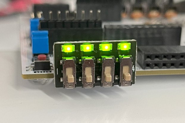 PMOD LEDs and Switches
