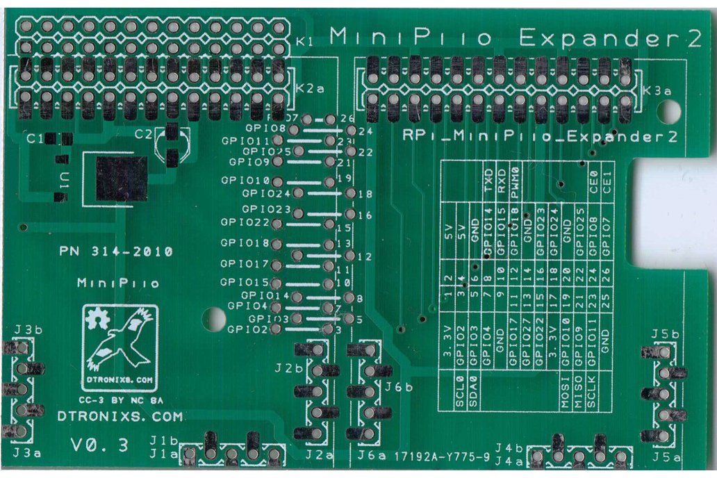 Raspberry PIIO - Expander2 add-on board - PCB Only 1