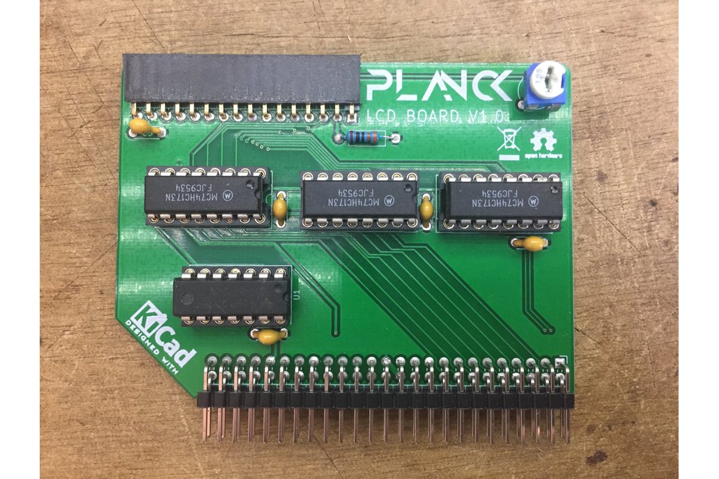 Planck 6502 LCD board 1