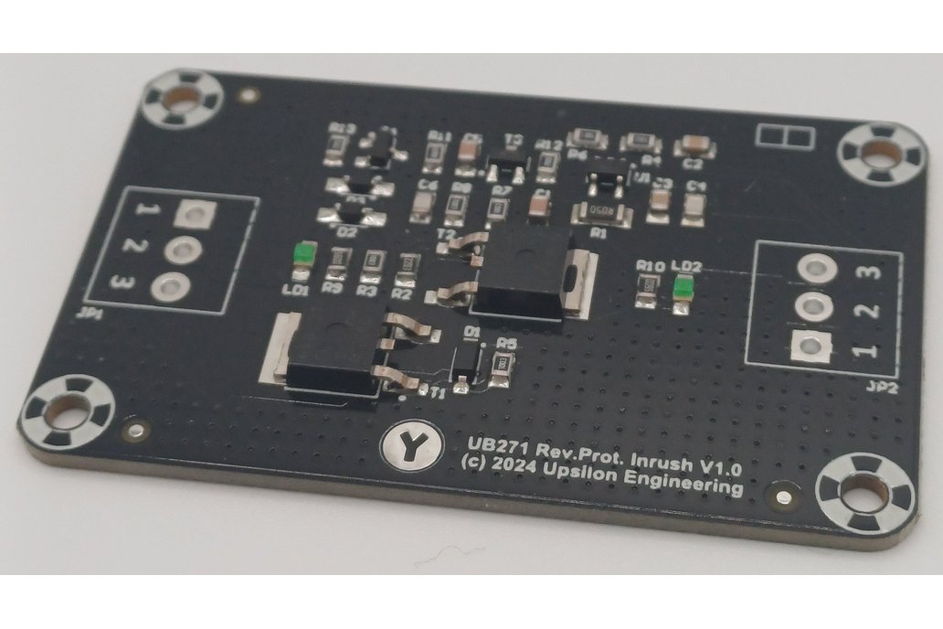 Power Supply reverse protection and inrush limiter 1