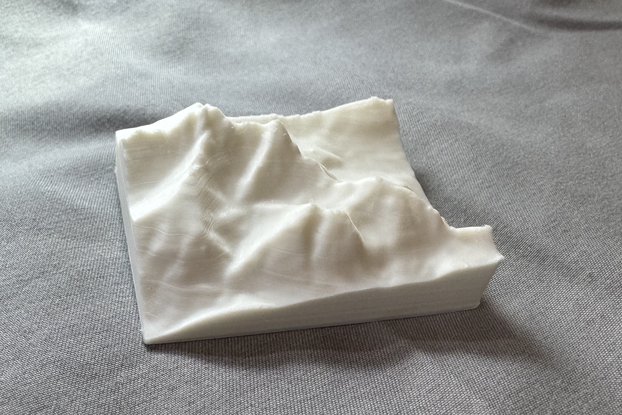 Custom 3D Printed Mountains and Terrain