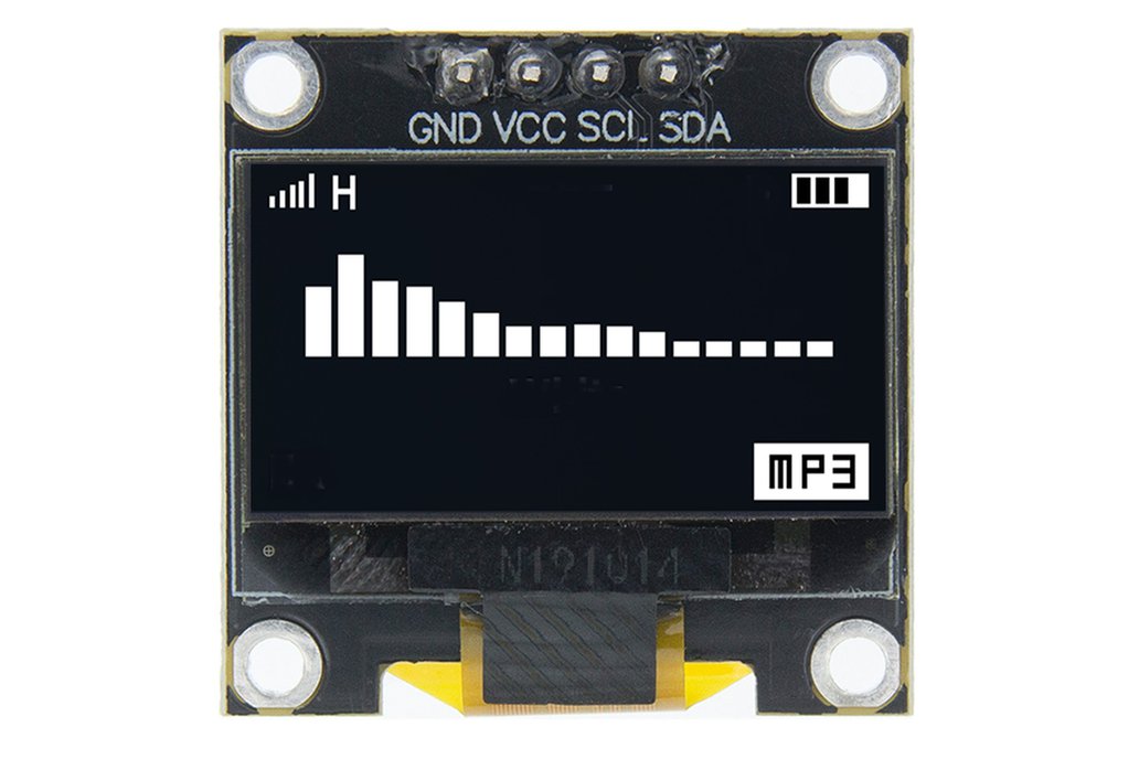 OLED Display 0,96" Zoll I2C 128x64Pixel white 1