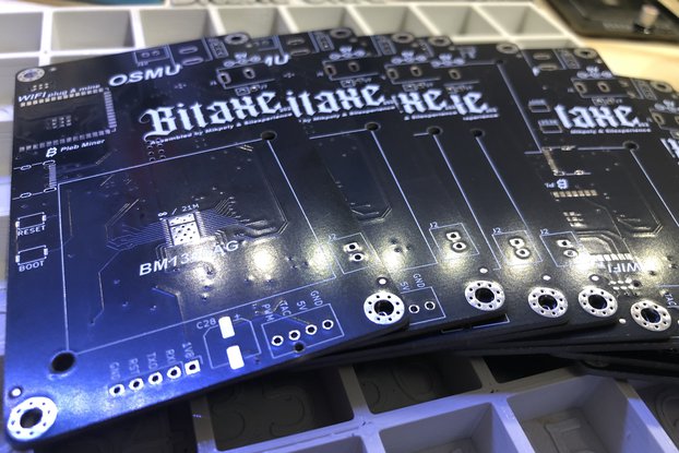 Bitaxe pcb ( version 202 BM1366AG ) Black edition