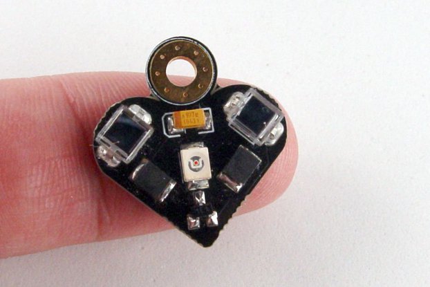 Solar powered LED jewelry, earrings, pendant