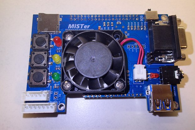 MiSTer IO Board 5.6 (with Heatsink and Fan)