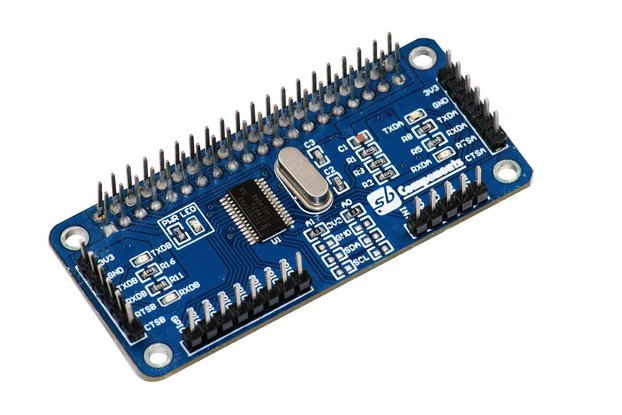 2 CH UART Serial Expansion HAT for Raspberry Pi